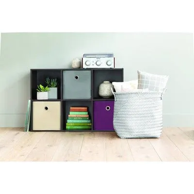 11" 6 Cube Organizer Shelf Espresso - Room Essentials