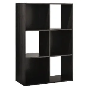 11" 6 Cube Organizer Shelf Espresso - Room Essentials