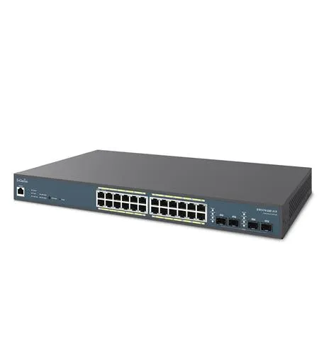 24-Port Gigabit PoE  Switch with 240W Bu