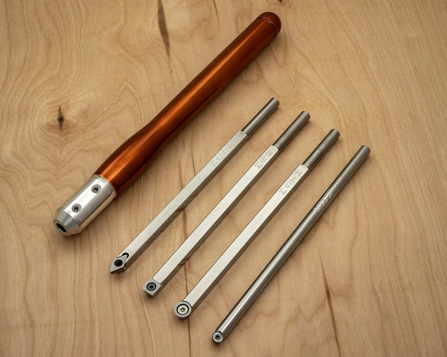 4 Mid Size Carbide Tipped Tools - 19" Overall