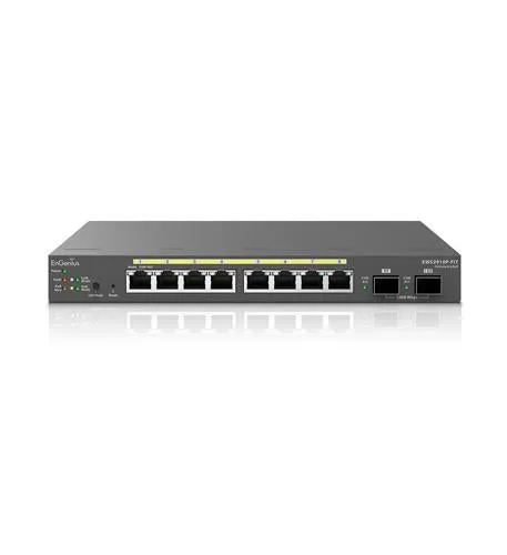 8-Port Gigabit PoE Switch with 55W Budge