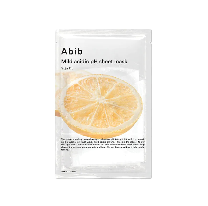 Abib Mild Acidic pH Sheet Mask Yuja Fit