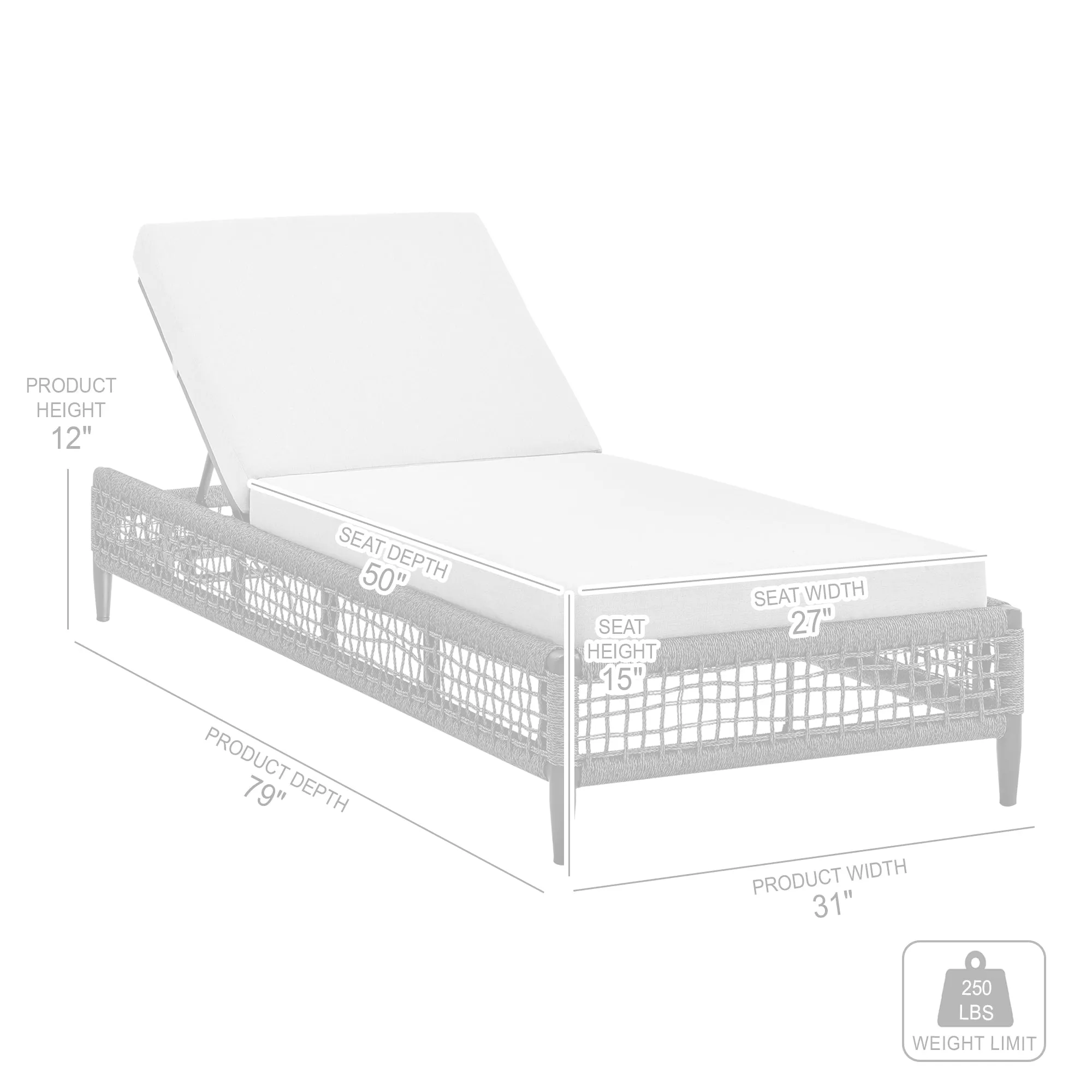 Alegria Outdoor Chaise Lounge