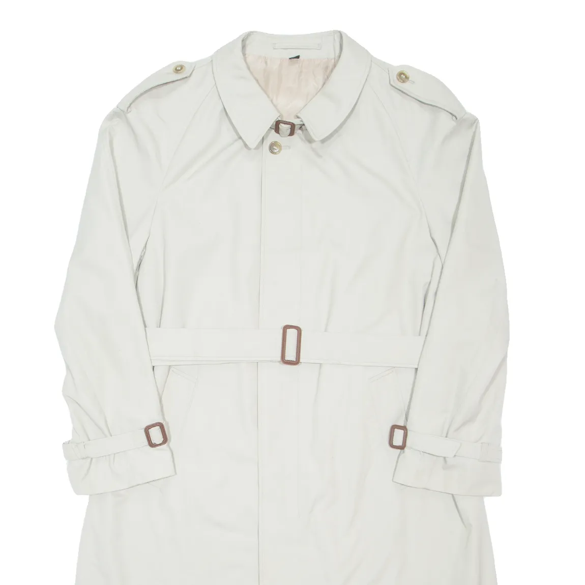 & OTHER STORIES Belted Mens Trench Coat Beige L