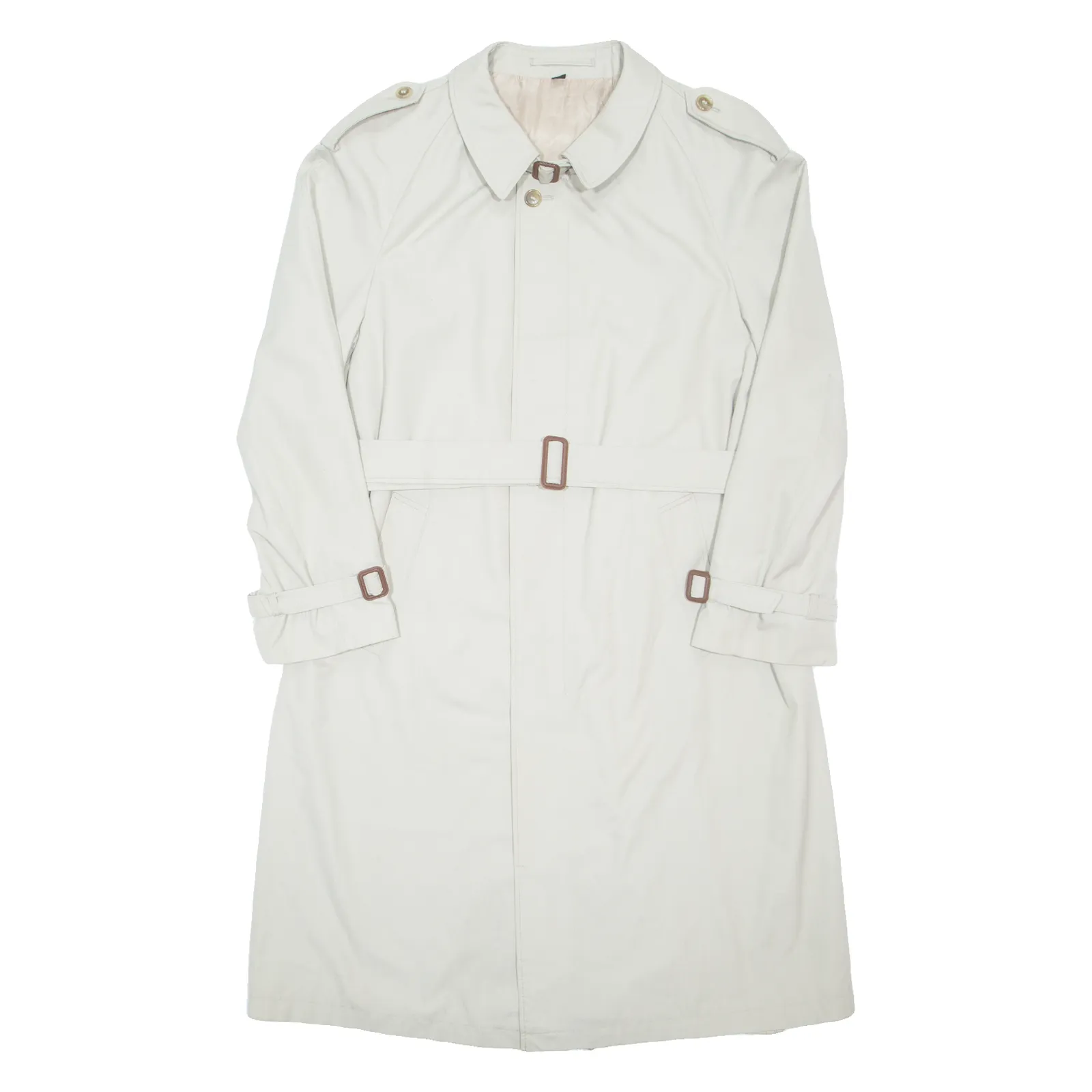 & OTHER STORIES Belted Mens Trench Coat Beige L