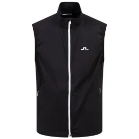 Ash Stretch Light Packable Gilet Black - SS24