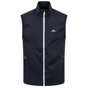 Ash Stretch Light Packable Gilet JL Navy - SS24