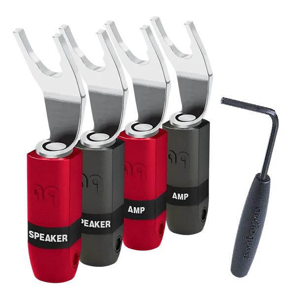 AudioQuest SureGrip300 Spade Connectors - 4 Pack