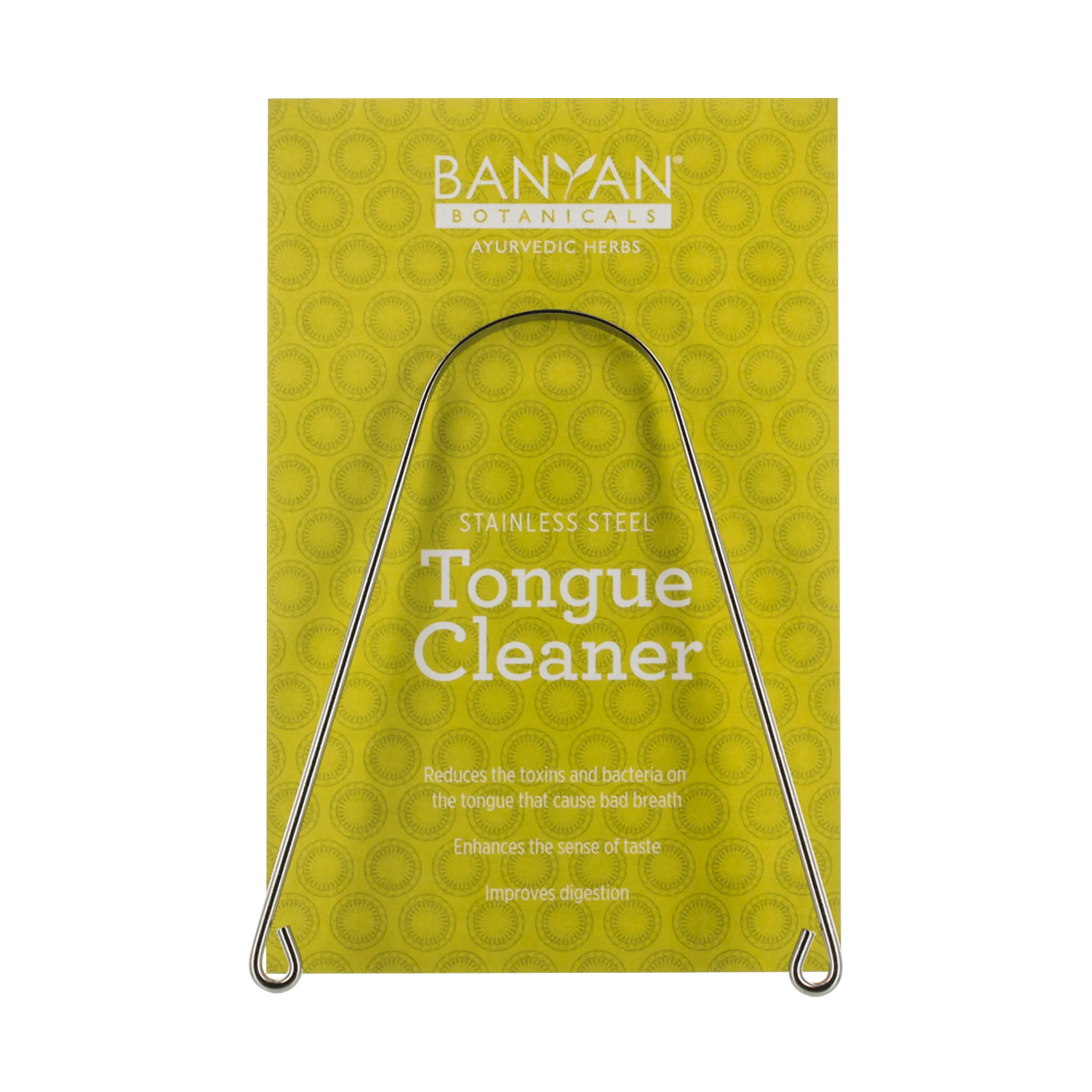 Banyan Botanicals Tongue Cleaner (Stainless Steel) 1 pcs