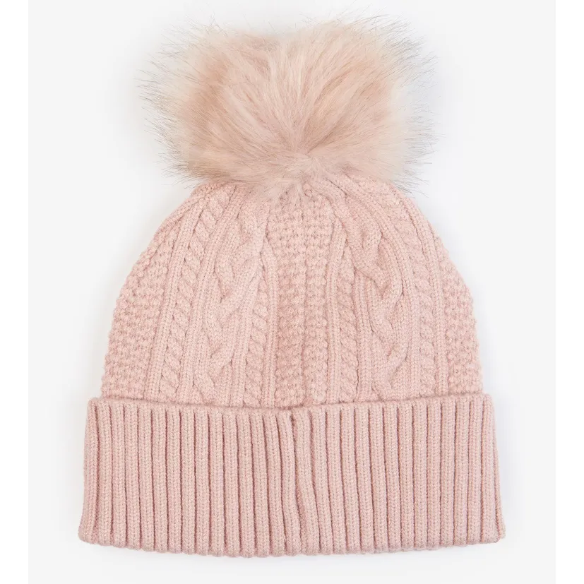 Barbour Alnwick Rose Pink Beanie LHA0454