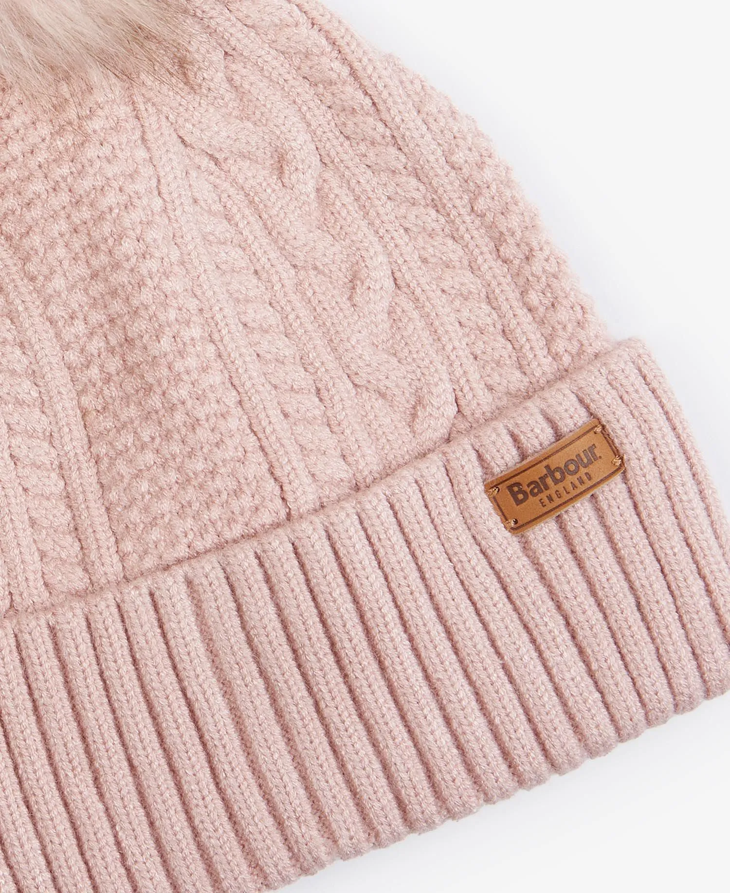 Barbour Alnwick Rose Pink Beanie LHA0454