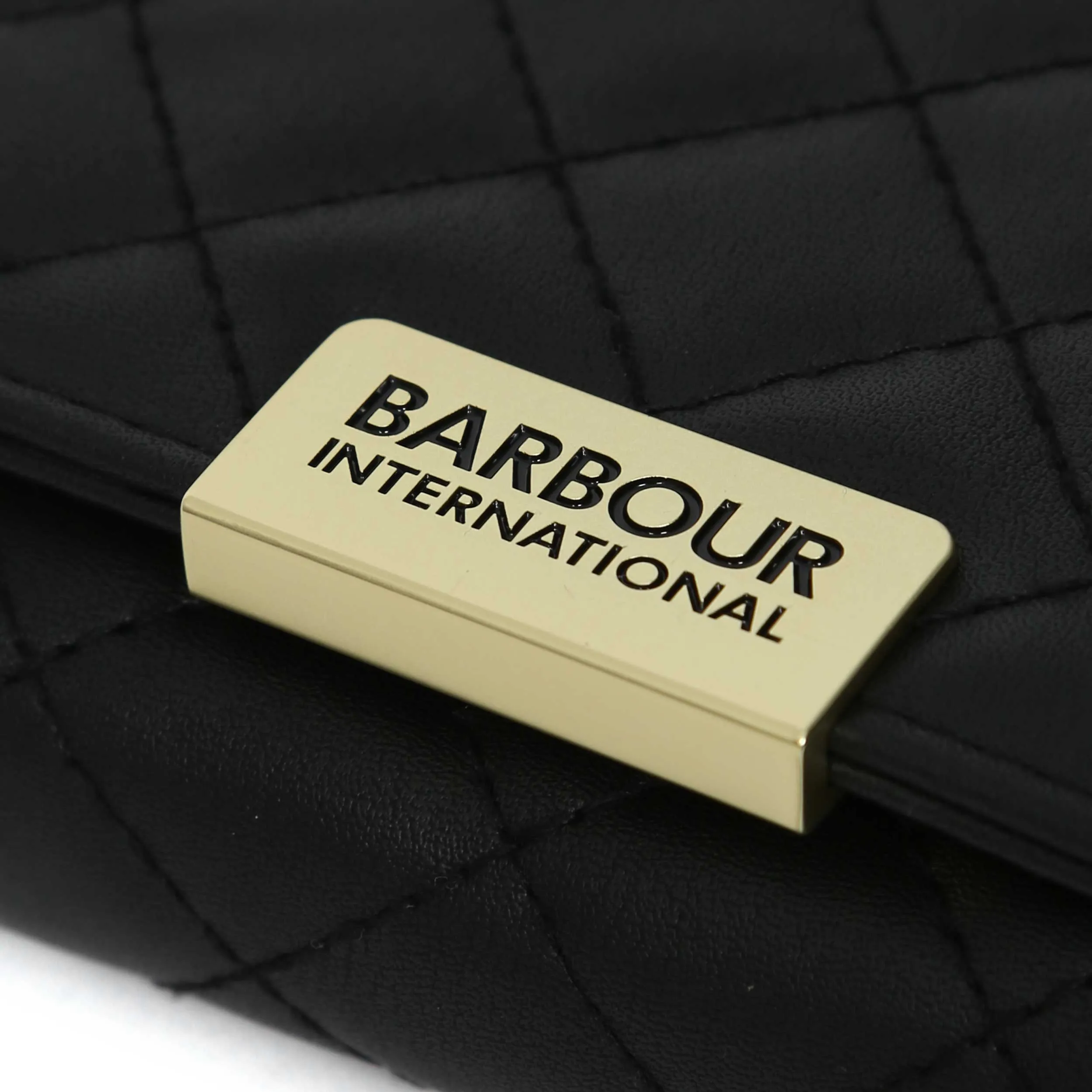 Barbour Aurora Tri Fold Ladies Purse in Black