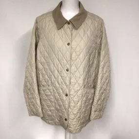 Barbour Cream Spring Annandale Quilted Jacket Size 22