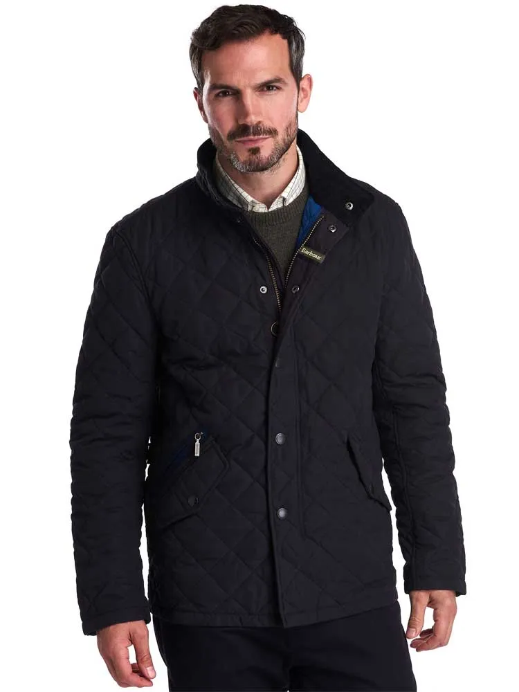 BARBOUR Shoveler Quilted Jacket - Mens - Navy