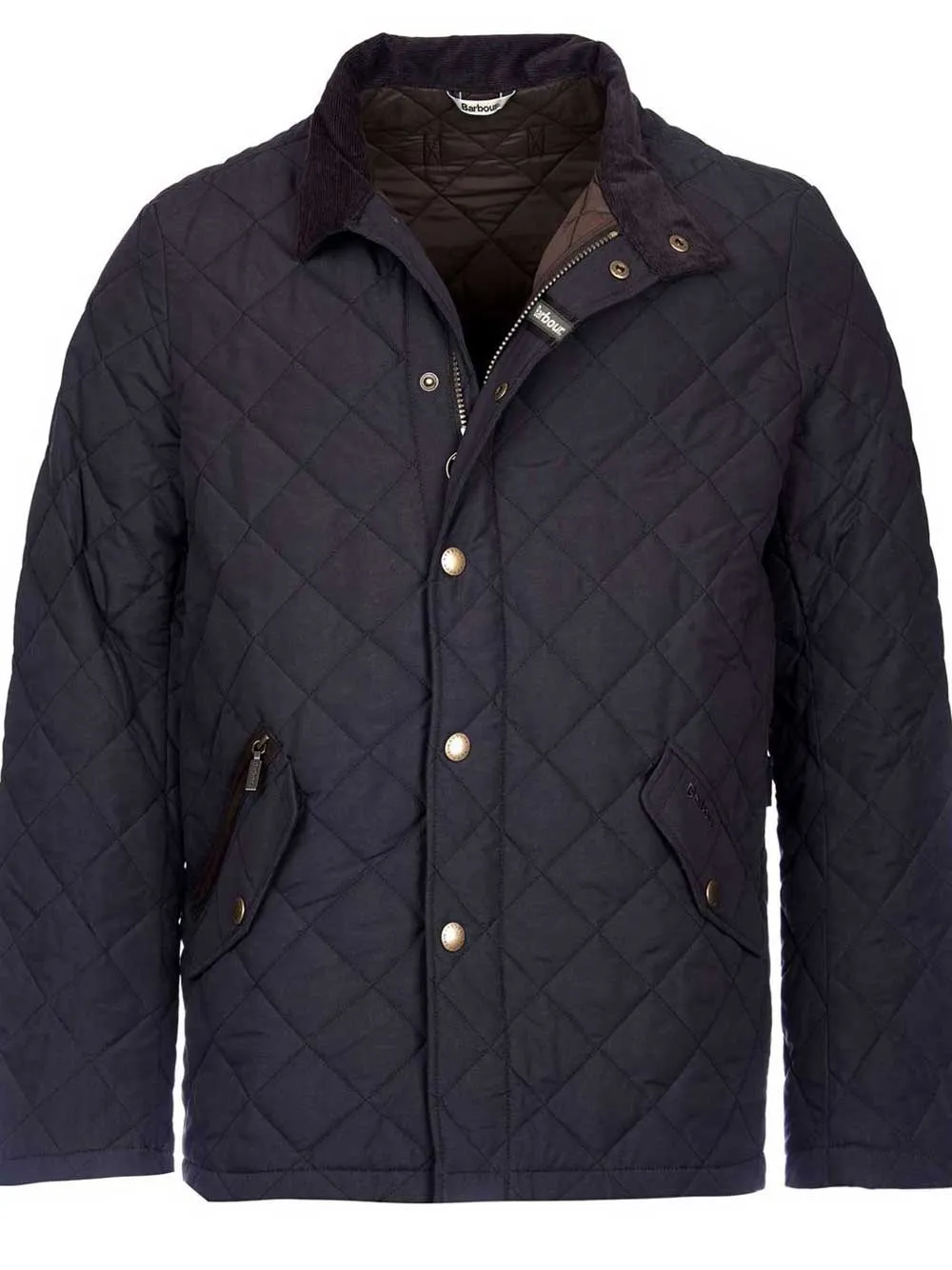 BARBOUR Shoveler Quilted Jacket - Mens - Navy