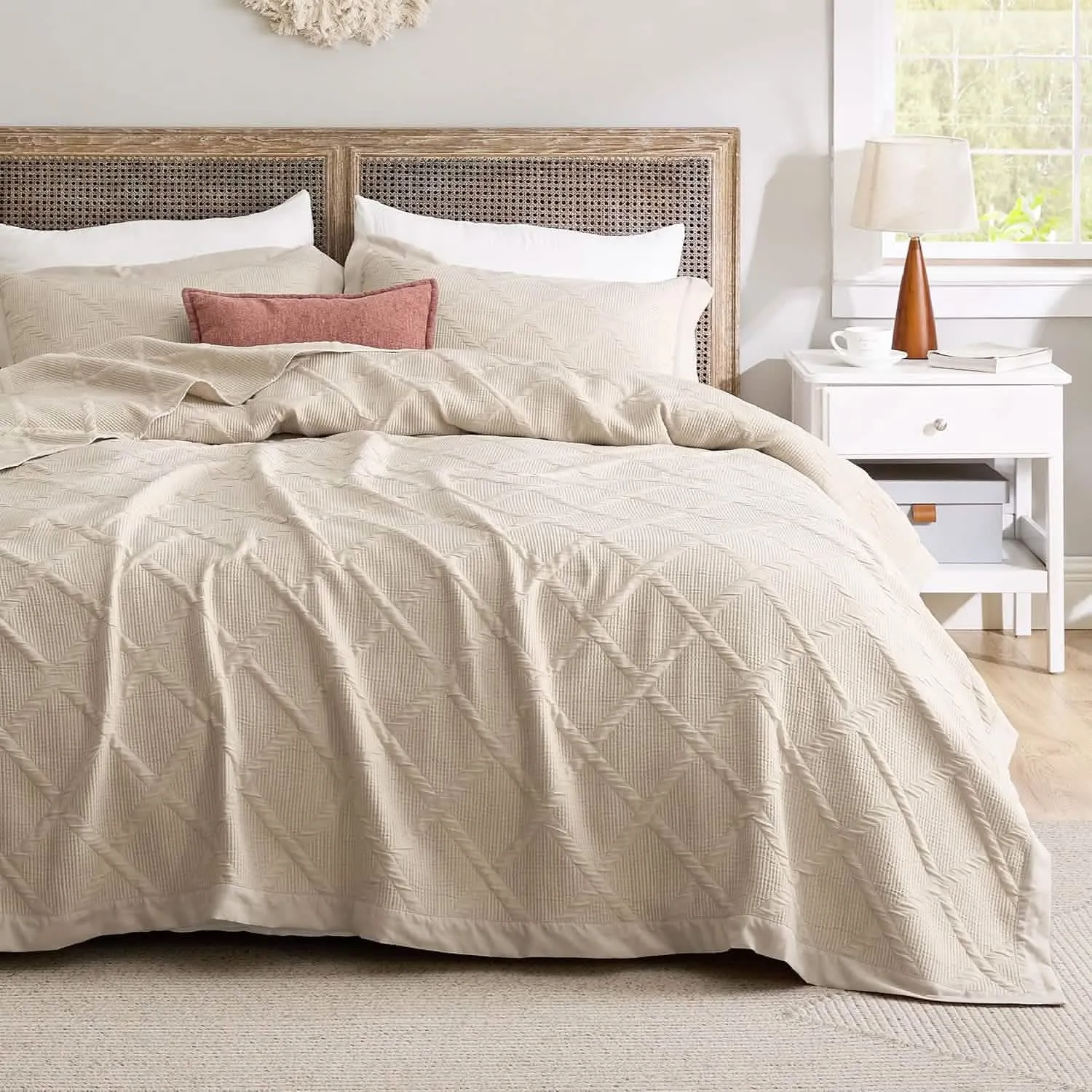 Bedsure Grace Diamond Quilt Set