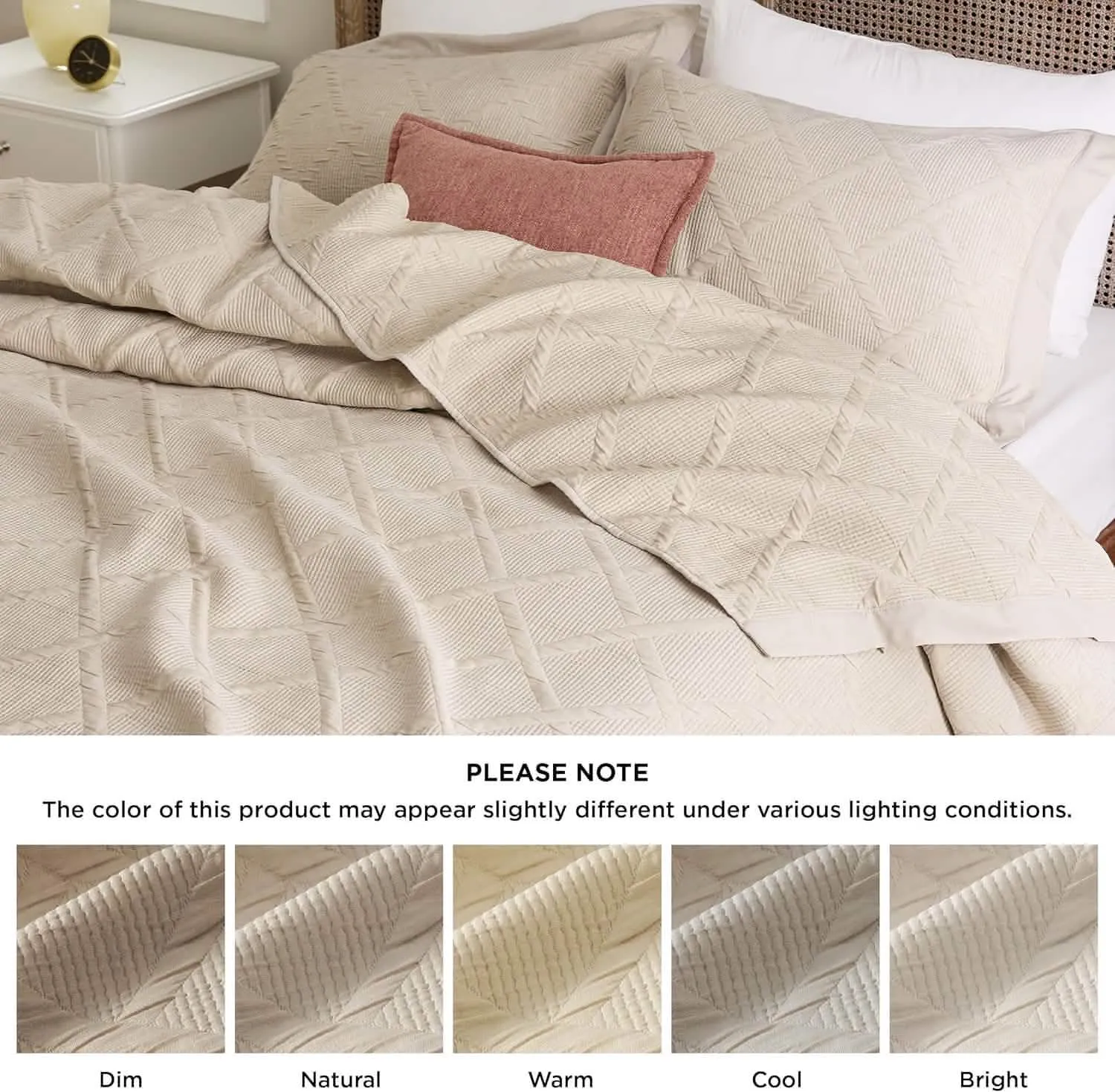 Bedsure Grace Diamond Quilt Set