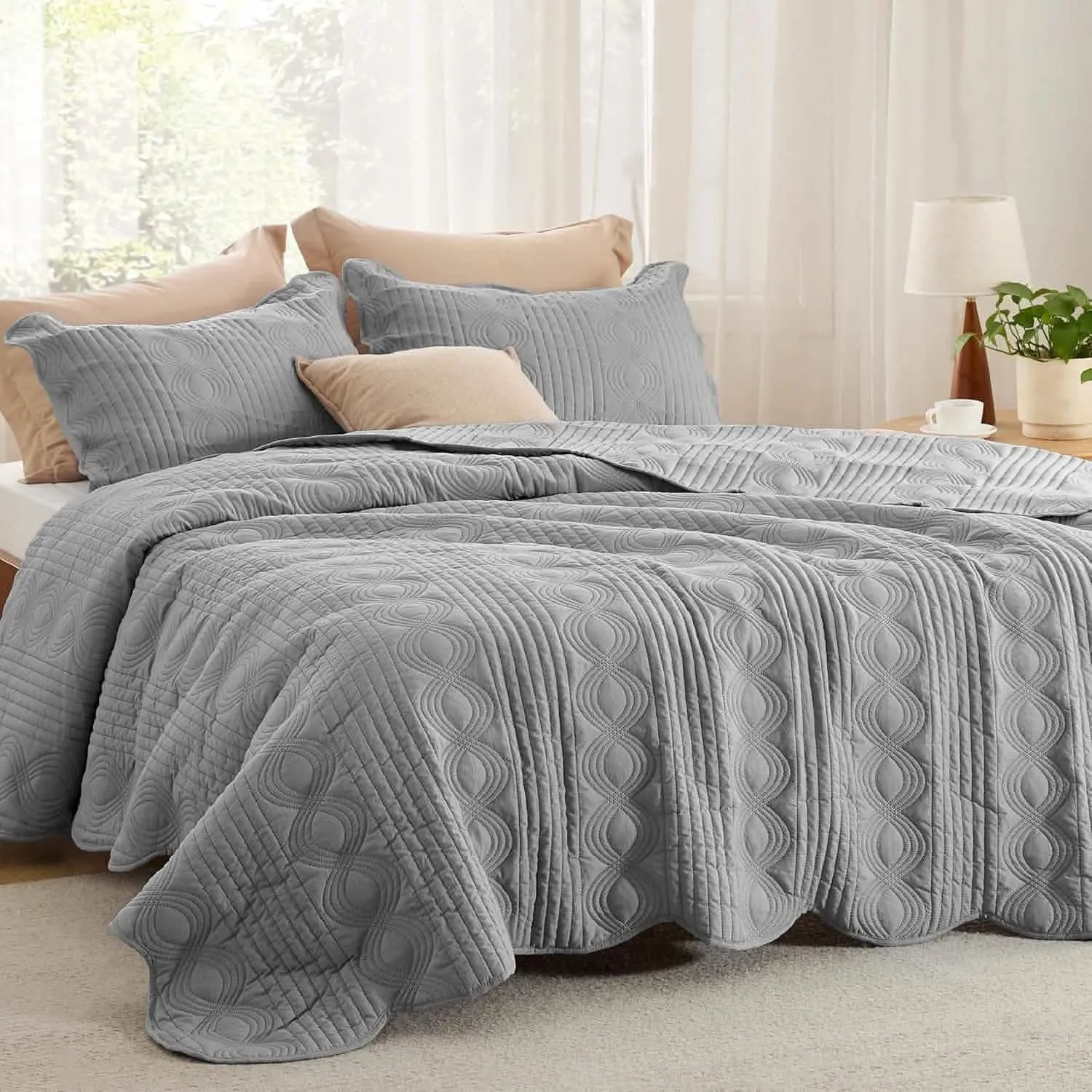 Bedsure Ultrasonic Quilt set