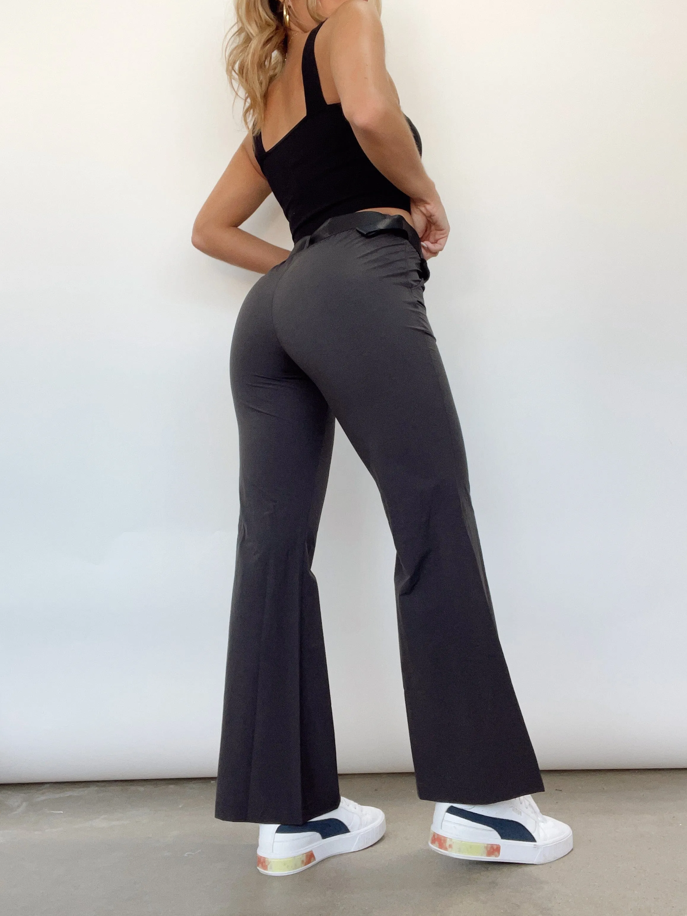 Belted Flare Pant