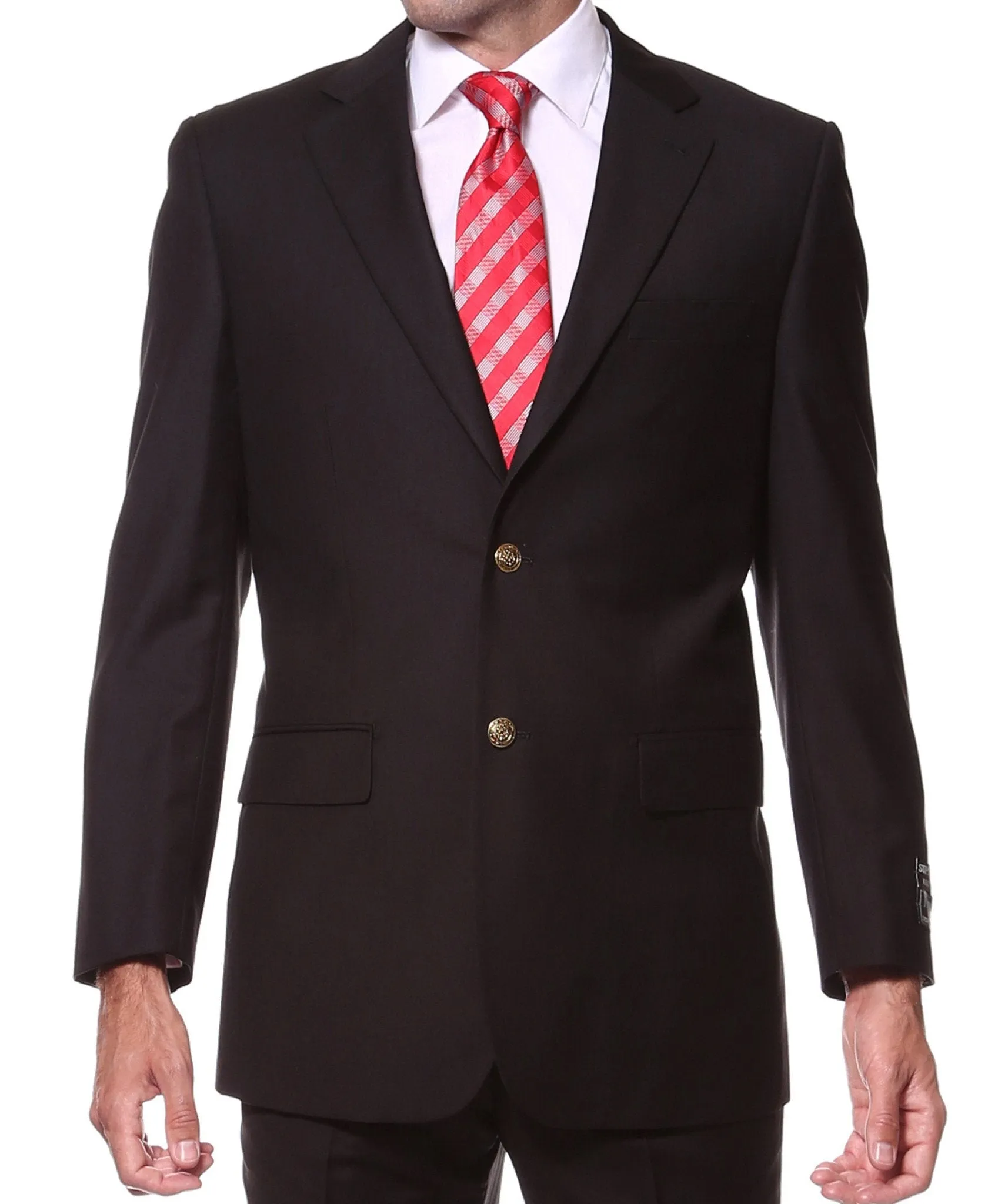 Black Gold Button Regular Fit Blazer