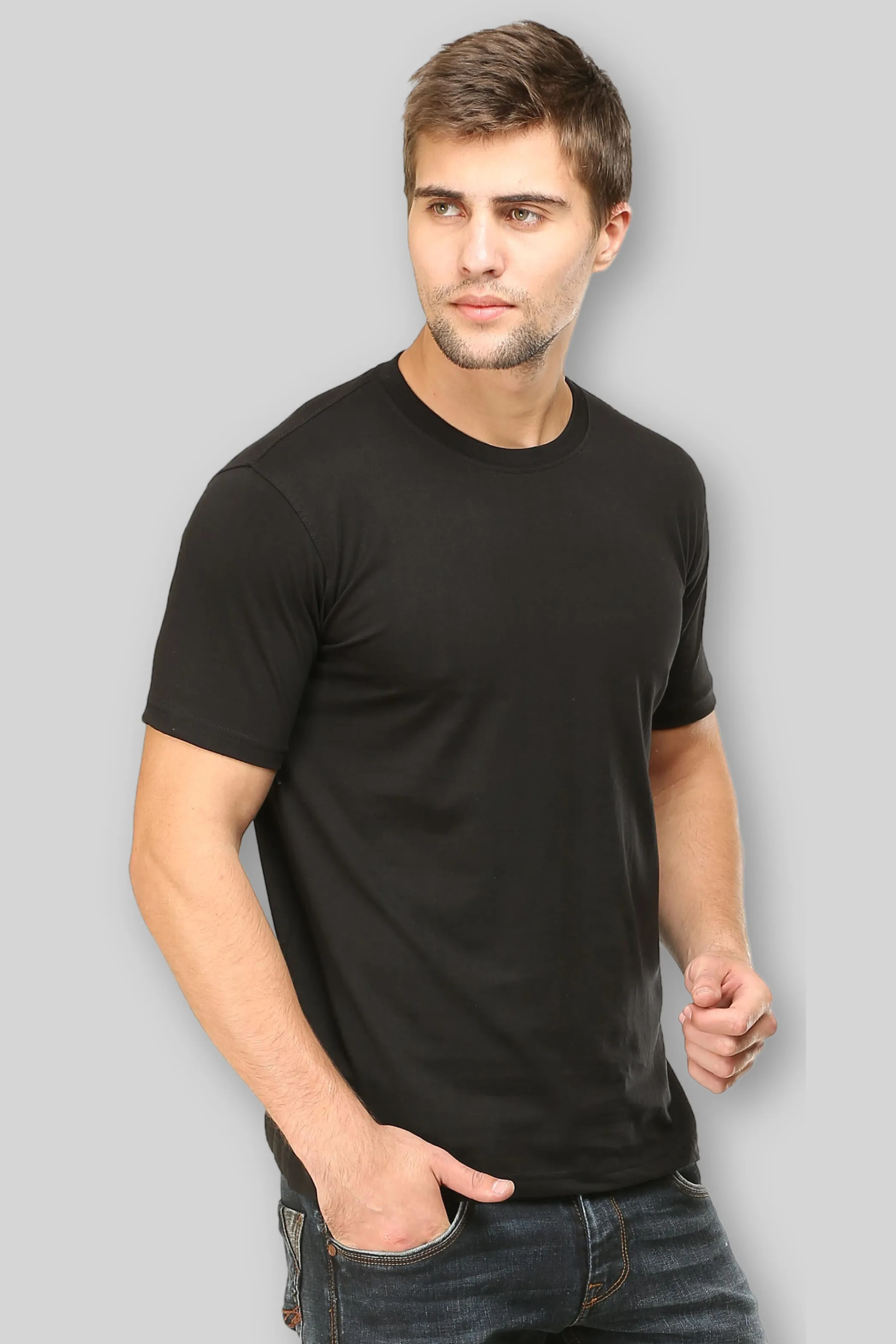 Black T-shirt for men