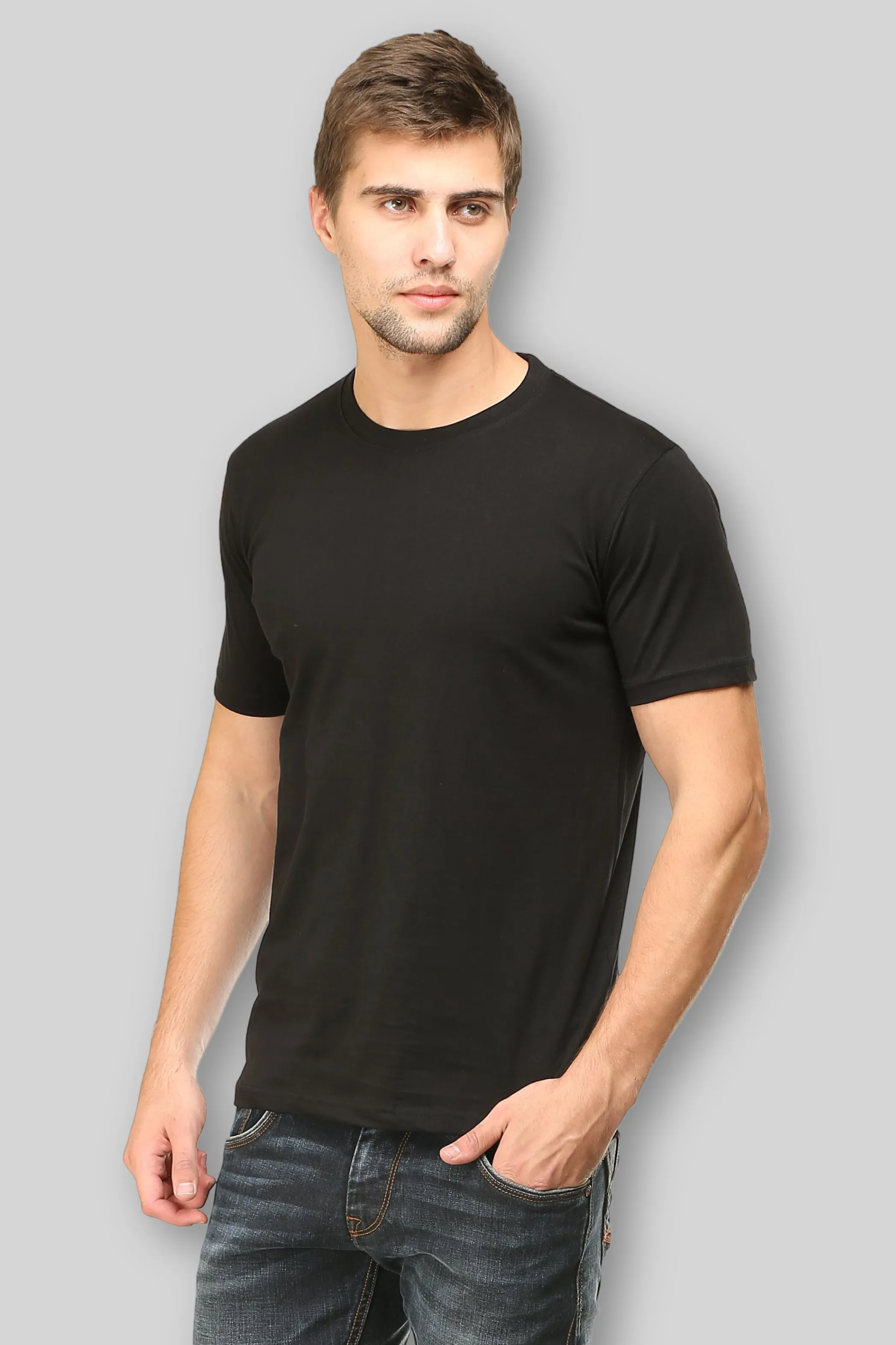 Black T-shirt for men