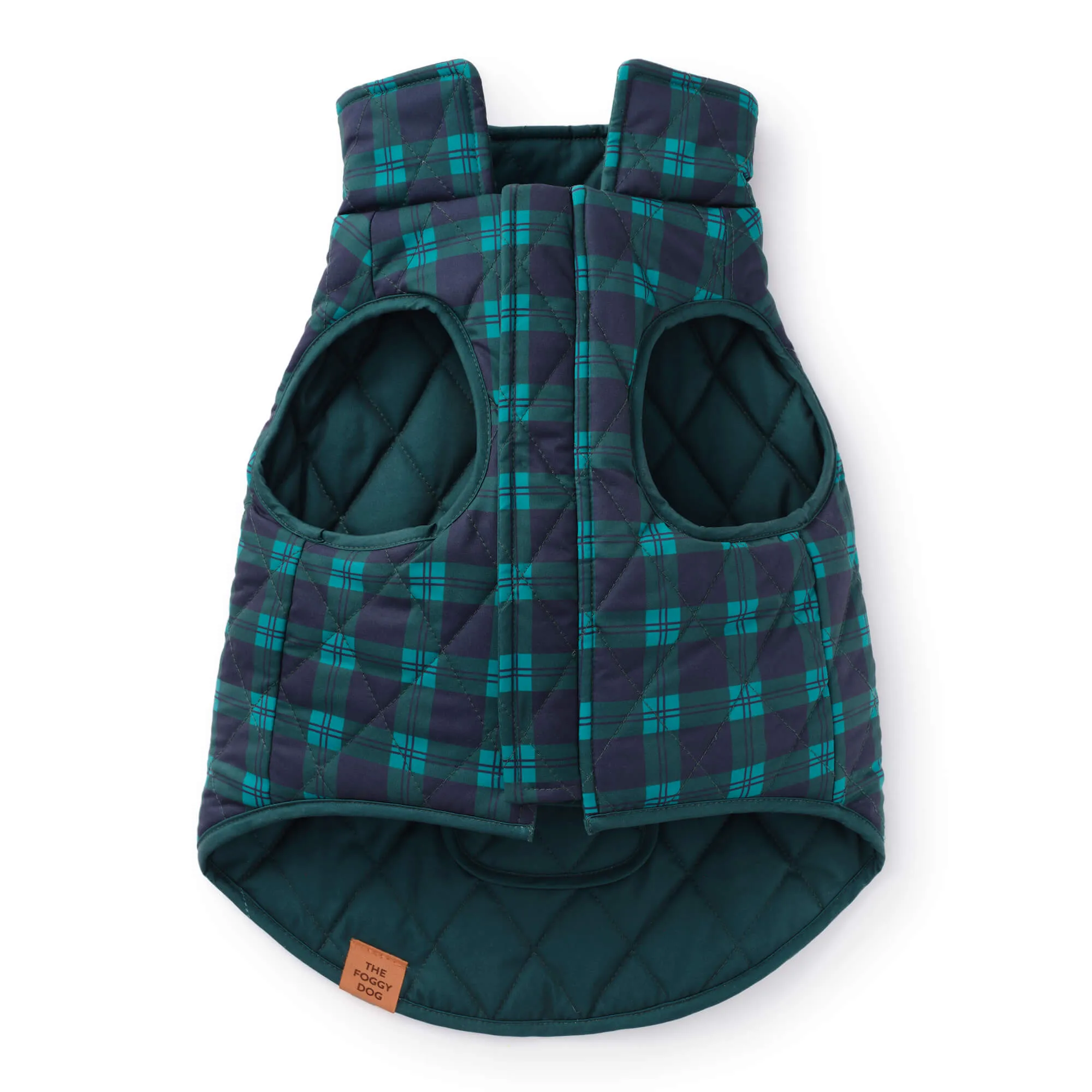 Black Watch Plaid Reversible Dog Jacket