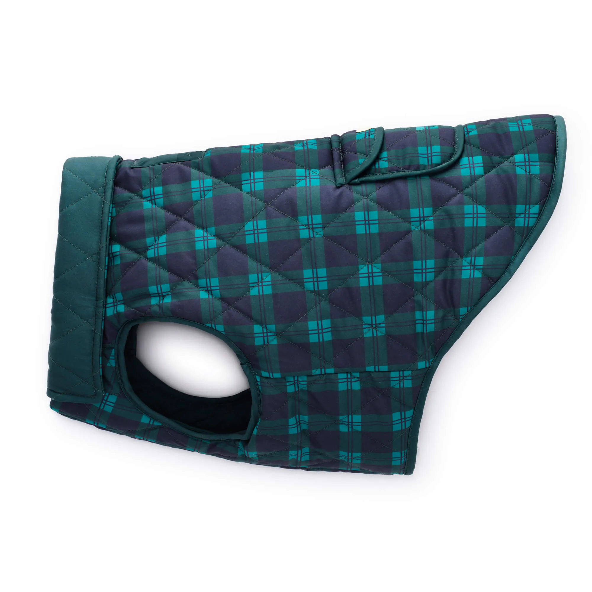 Black Watch Plaid Reversible Dog Jacket