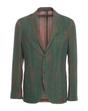 Boglioli Man Blazer Green 40 suit