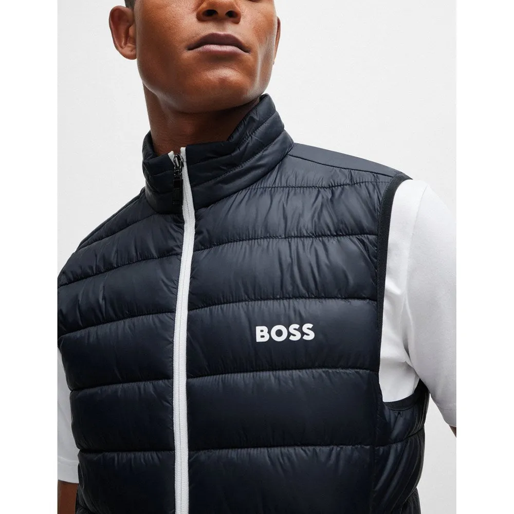 BOSS Thor Padded Golf Vest - Dark Blue