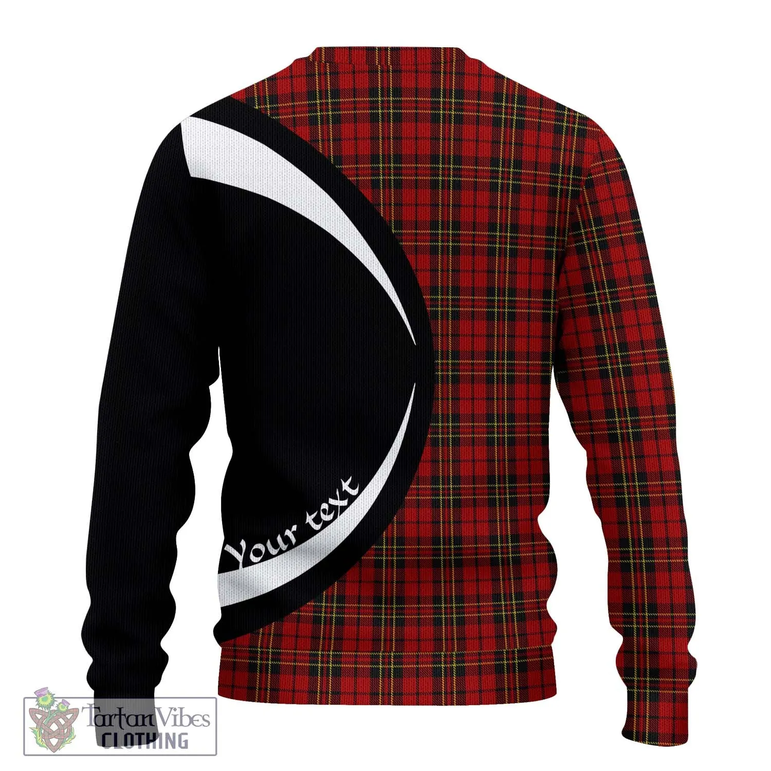 Brodie Tartan Ugly Sweater with Family Crest Circle Style