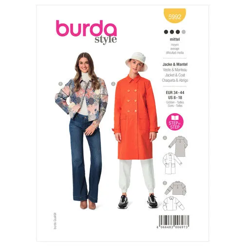 Burda Jacket and Coat 5992