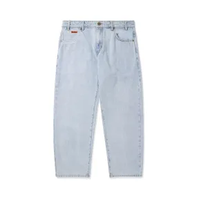 Butter Baggy Denim Jeans: Light Blue