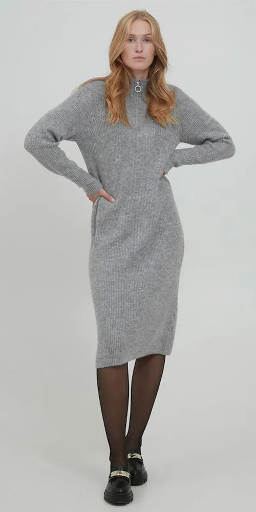 B.Young Half Zip Sweater Dress