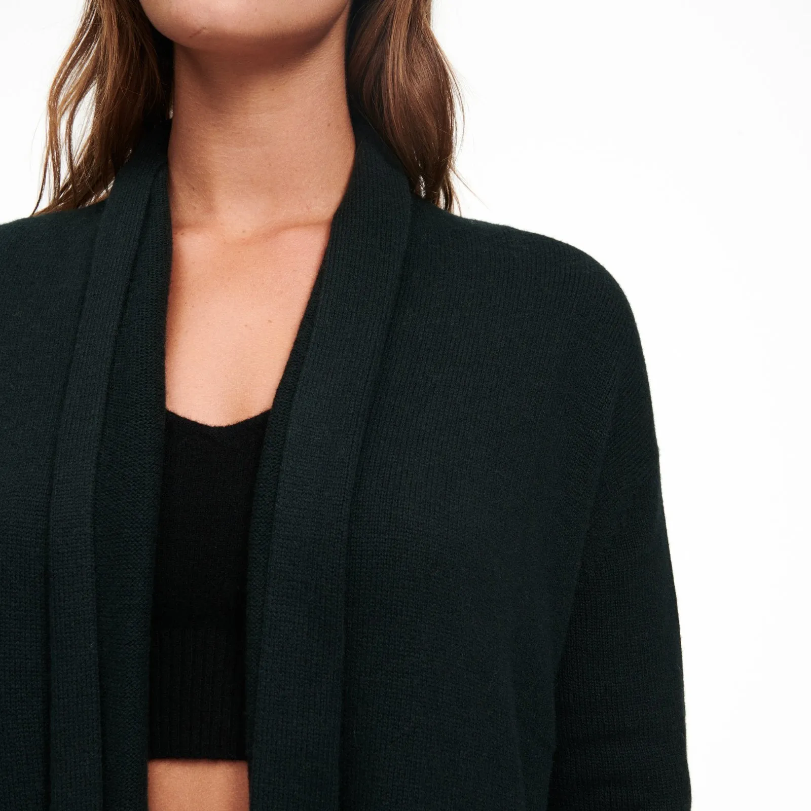 Cashmere Shawl Collar Cardigan