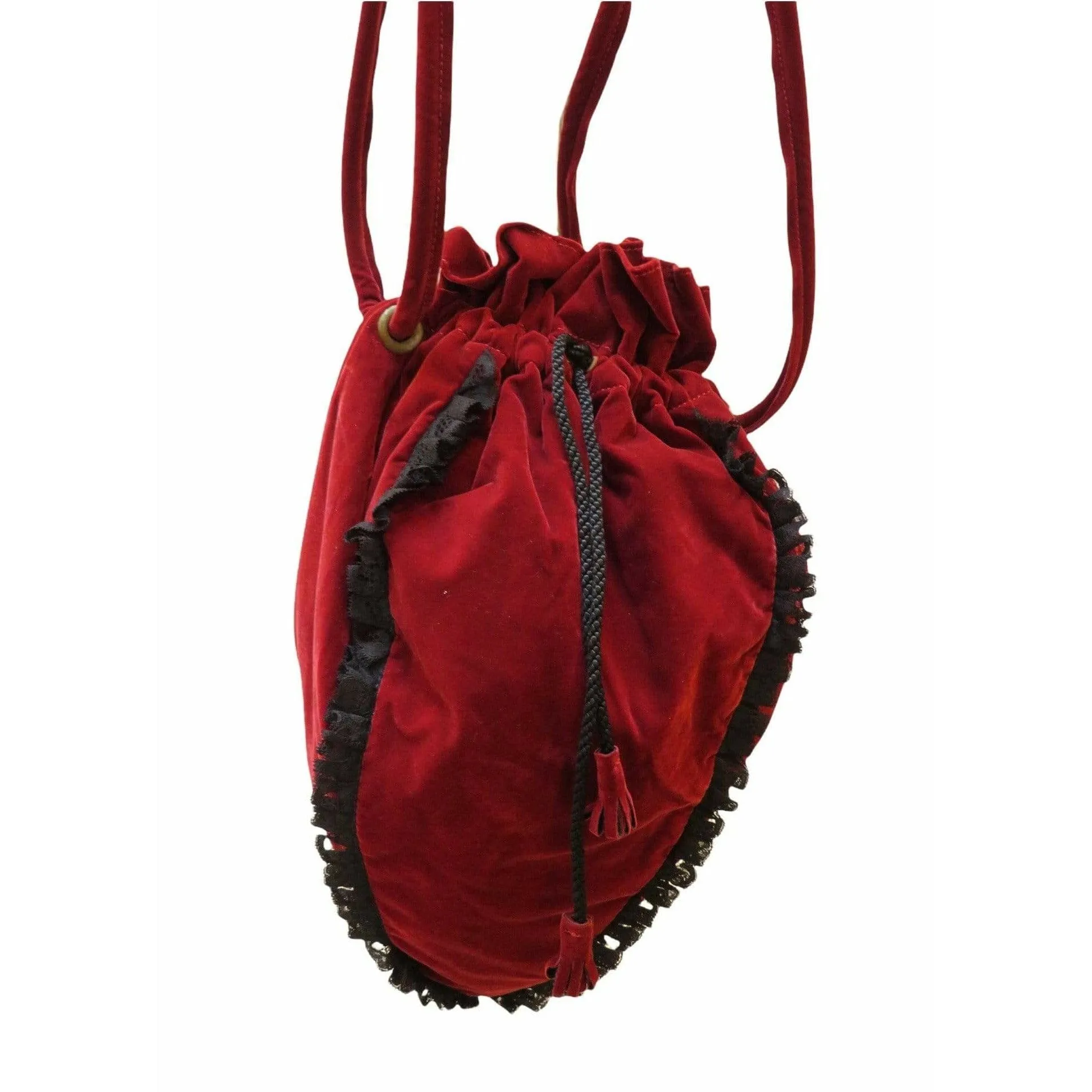 Chantal Thomass Velvet Drawstring Shoulder Bag