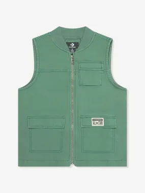 Converse Boys Lifestyle Gilet in Green