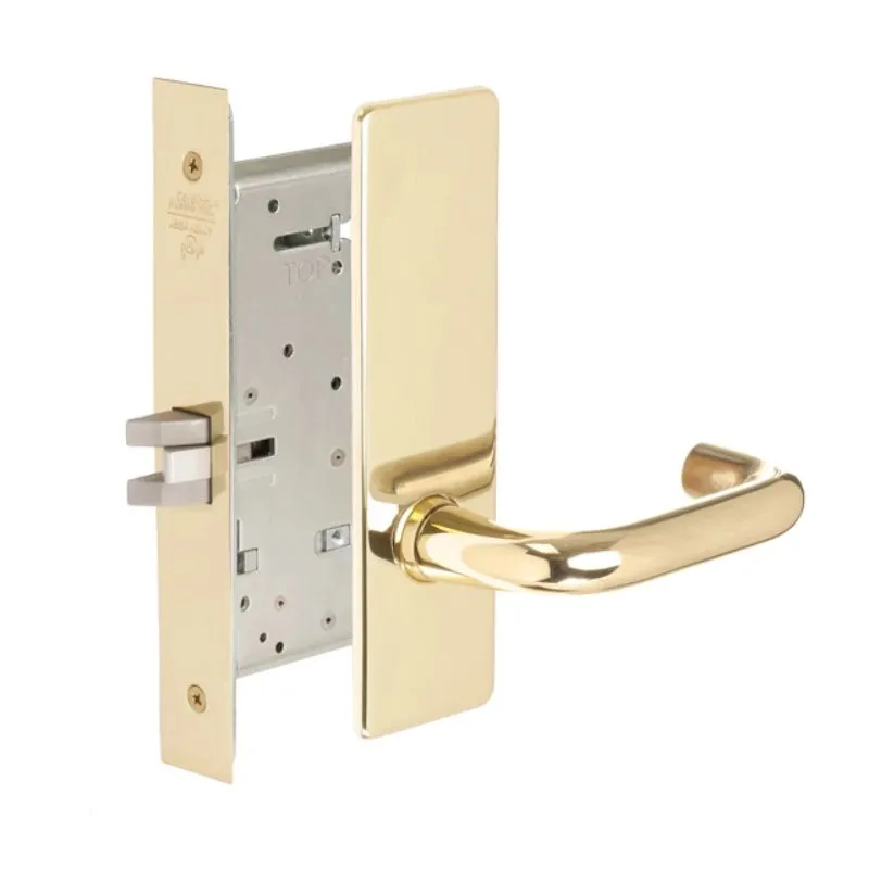 Corbin Russwin ML2010-LWM Passage or Closet Mortise Lock, Lustra Lever, M Escutcheon