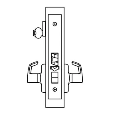 Corbin Russwin ML2051-CSA Entrance or Office Mortise Lock, Citation Lever, A Rose