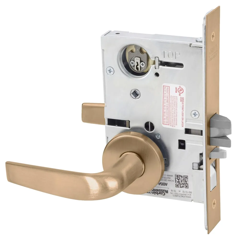 Corbin Russwin ML2051-CSA Entrance or Office Mortise Lock, Citation Lever, A Rose