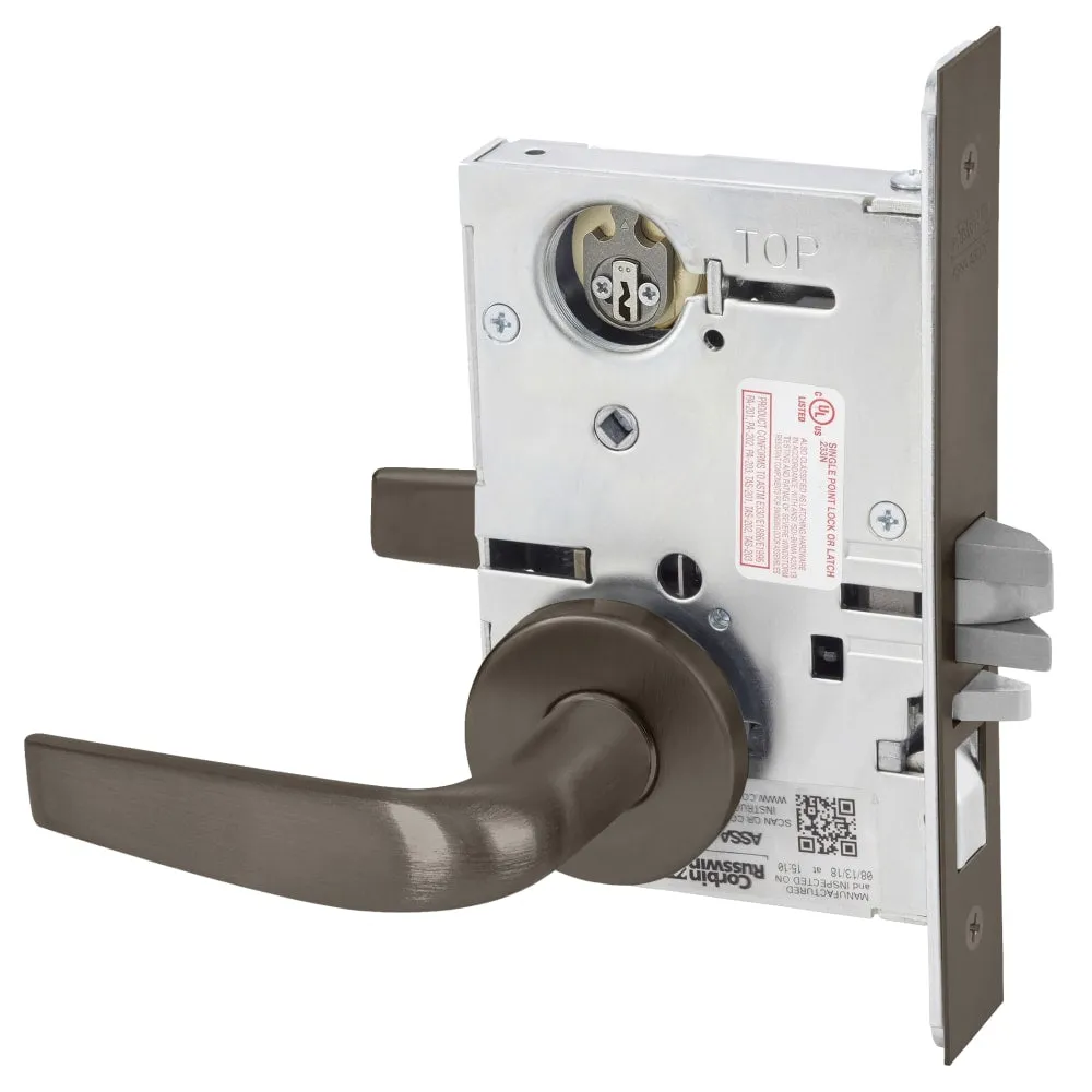 Corbin Russwin ML2051-CSA Entrance or Office Mortise Lock, Citation Lever, A Rose