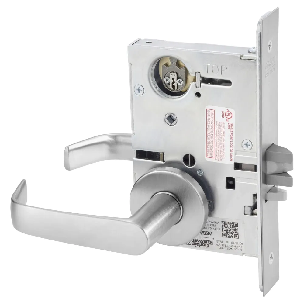 Corbin Russwin ML2055-NSA Classroom Mortise Lock, Newport Lever, A Rose