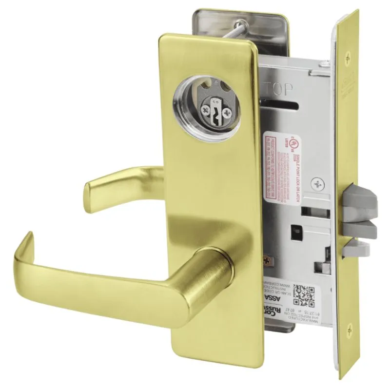 Corbin Russwin ML2055-NSM Classroom Mortise Lock, Newport Lever, M Escutcheon