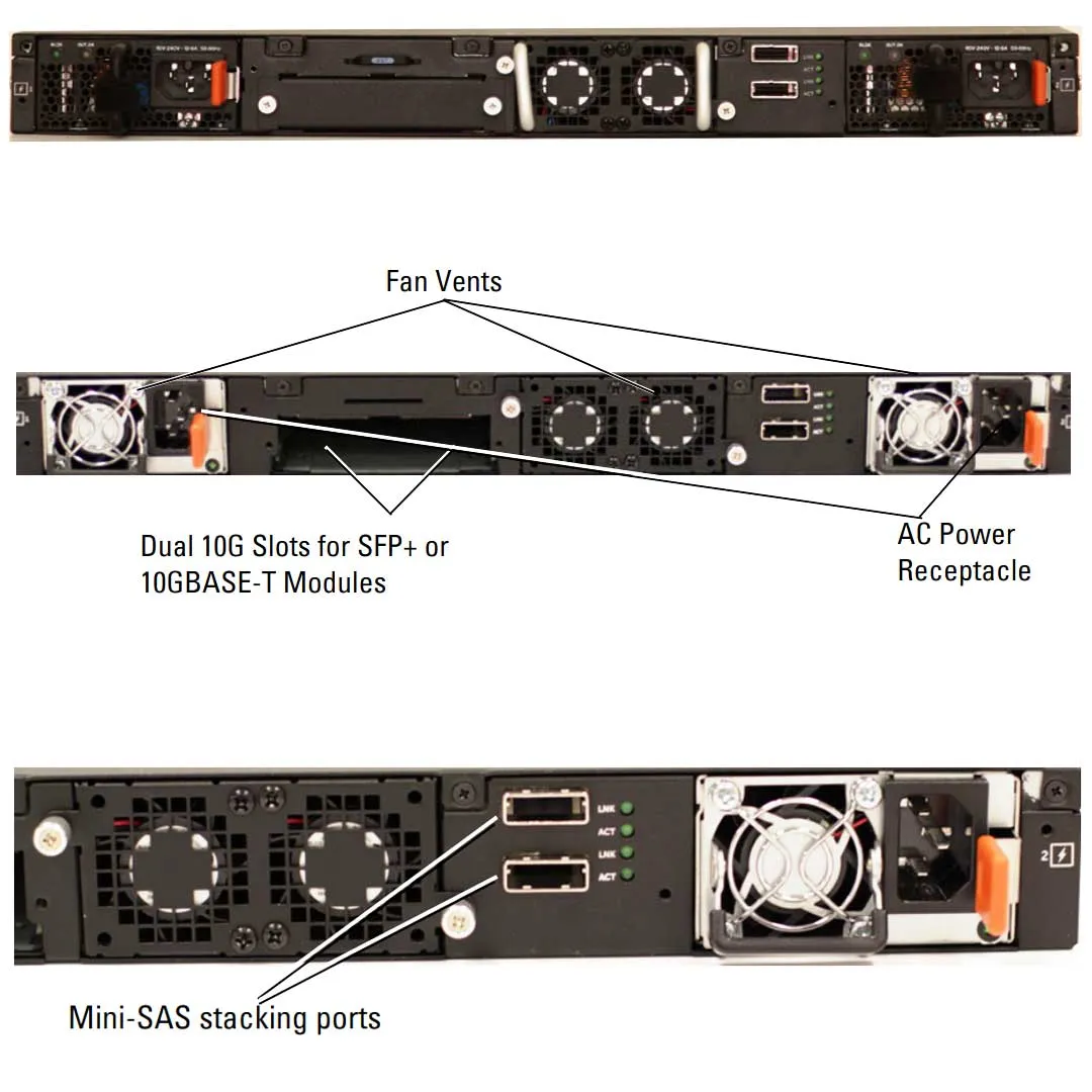 Dell EMC PowerSwitch N3024F 24-Port L3 Switch