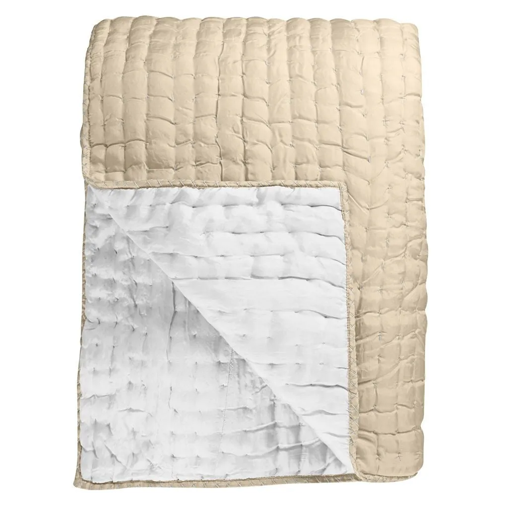 Designers Guild Chenevard Natural & Chalk Quilt & Shams