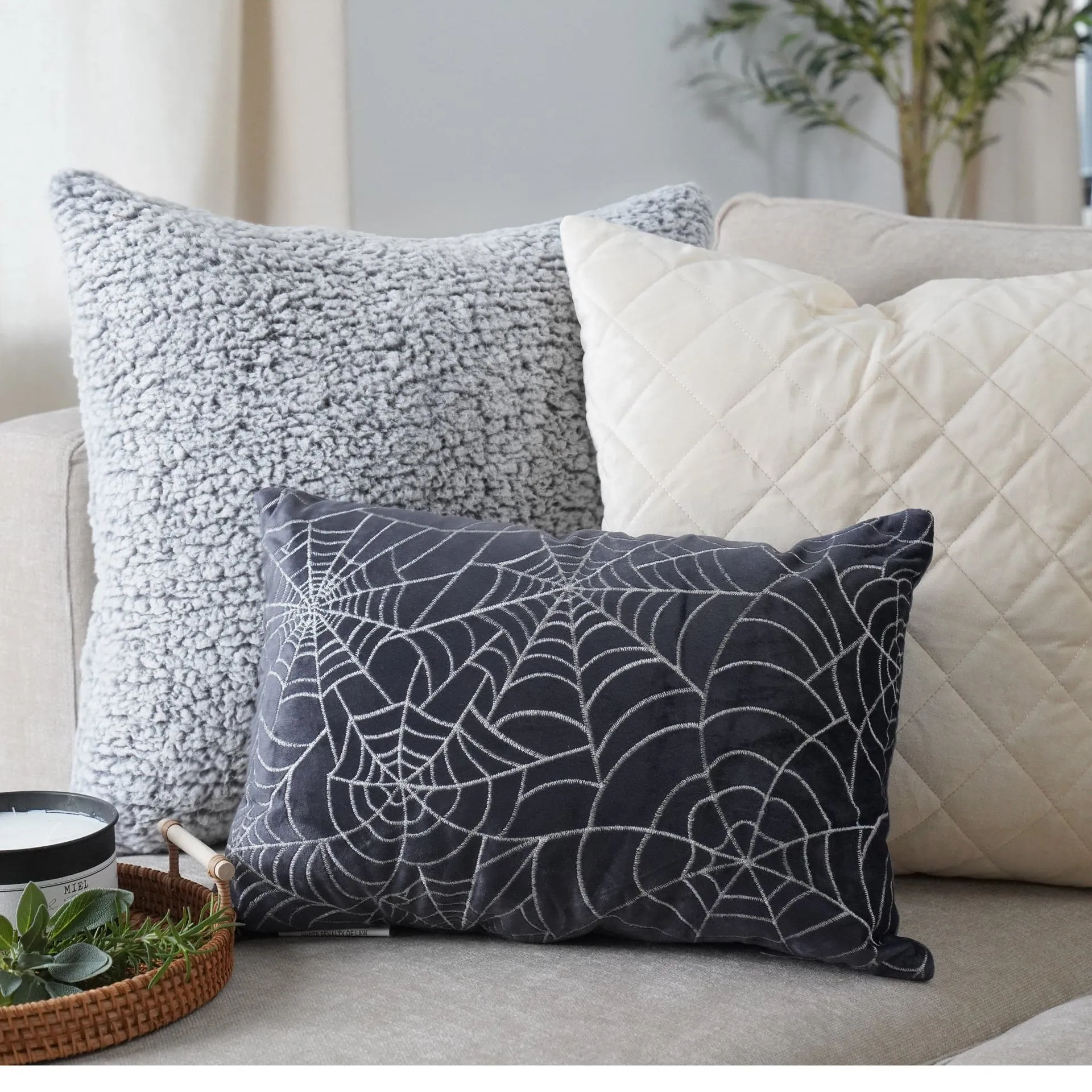 Diamond Velvet Decorative Pillow