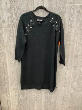 Dress Sweater By Allison Brittney In Black, Size: L