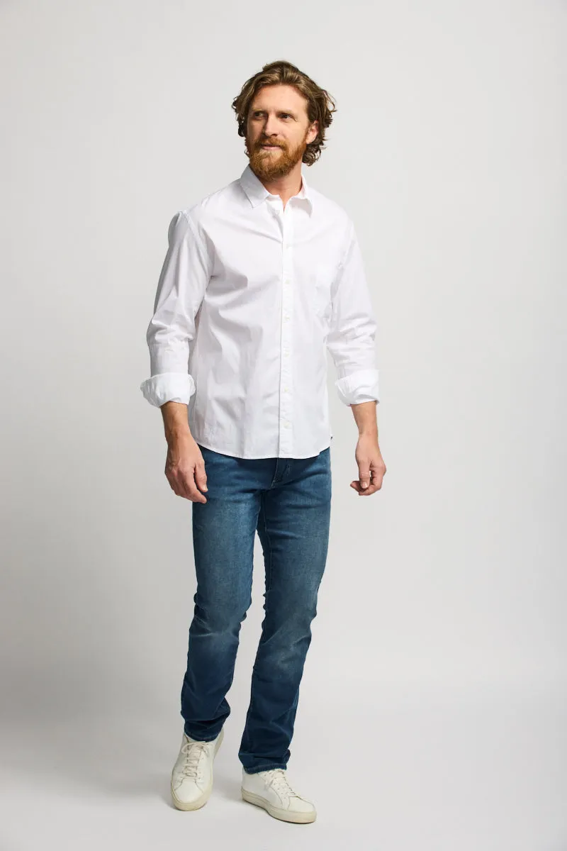 Easy Mondays Poplin Shirt White SS24