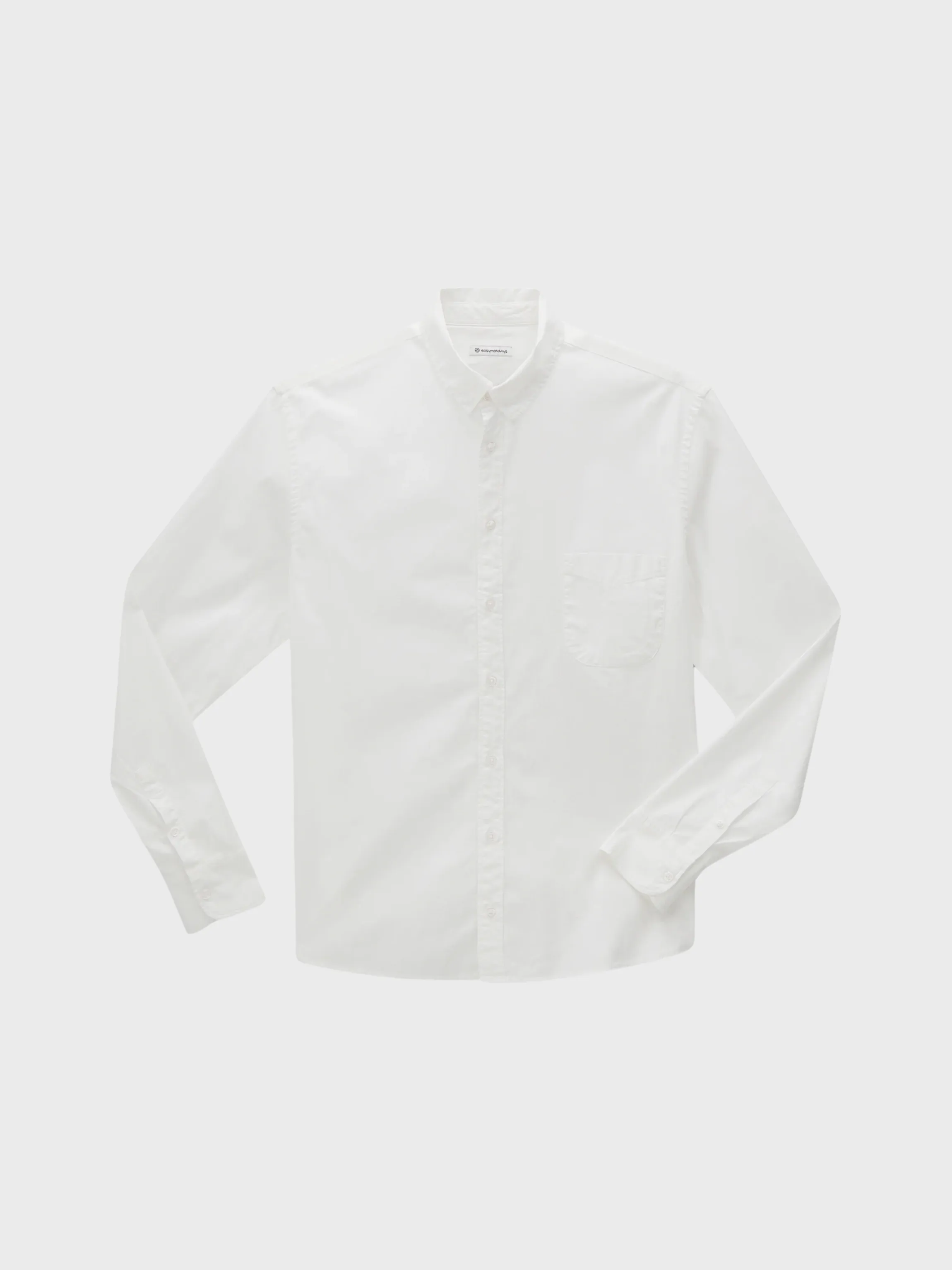 Easy Mondays Poplin Shirt White SS24