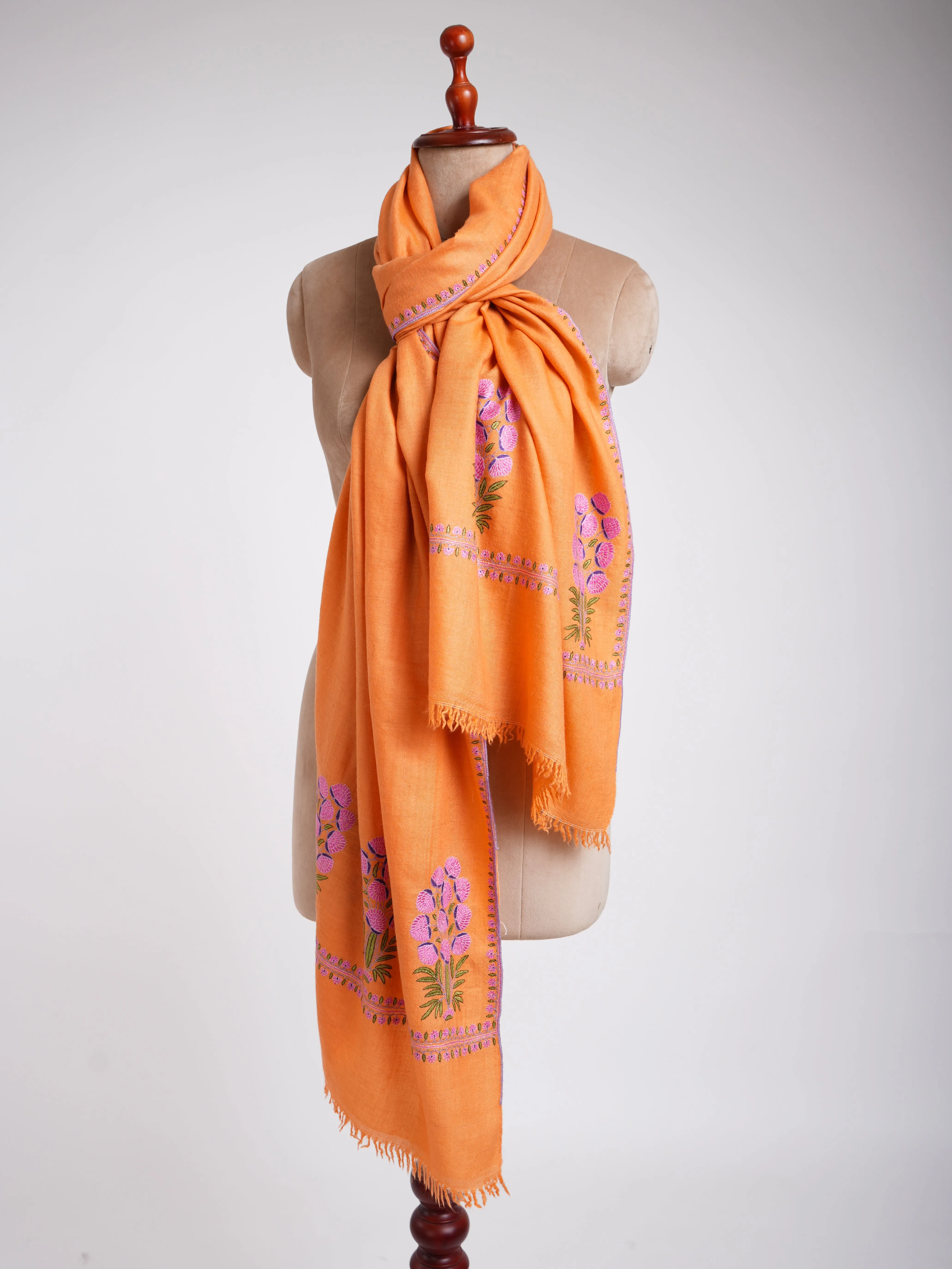 Embroidered Real Pashmina Shawl